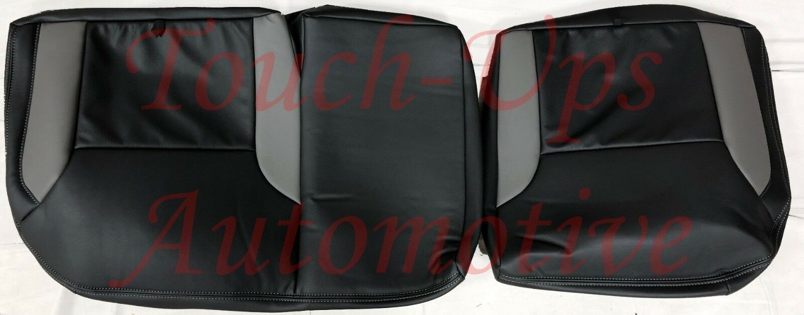 2016-2022 Tacoma DOUBLE Cab SR5 TRD Sport Black Gray Katzkin Leather Seat Covers Kit