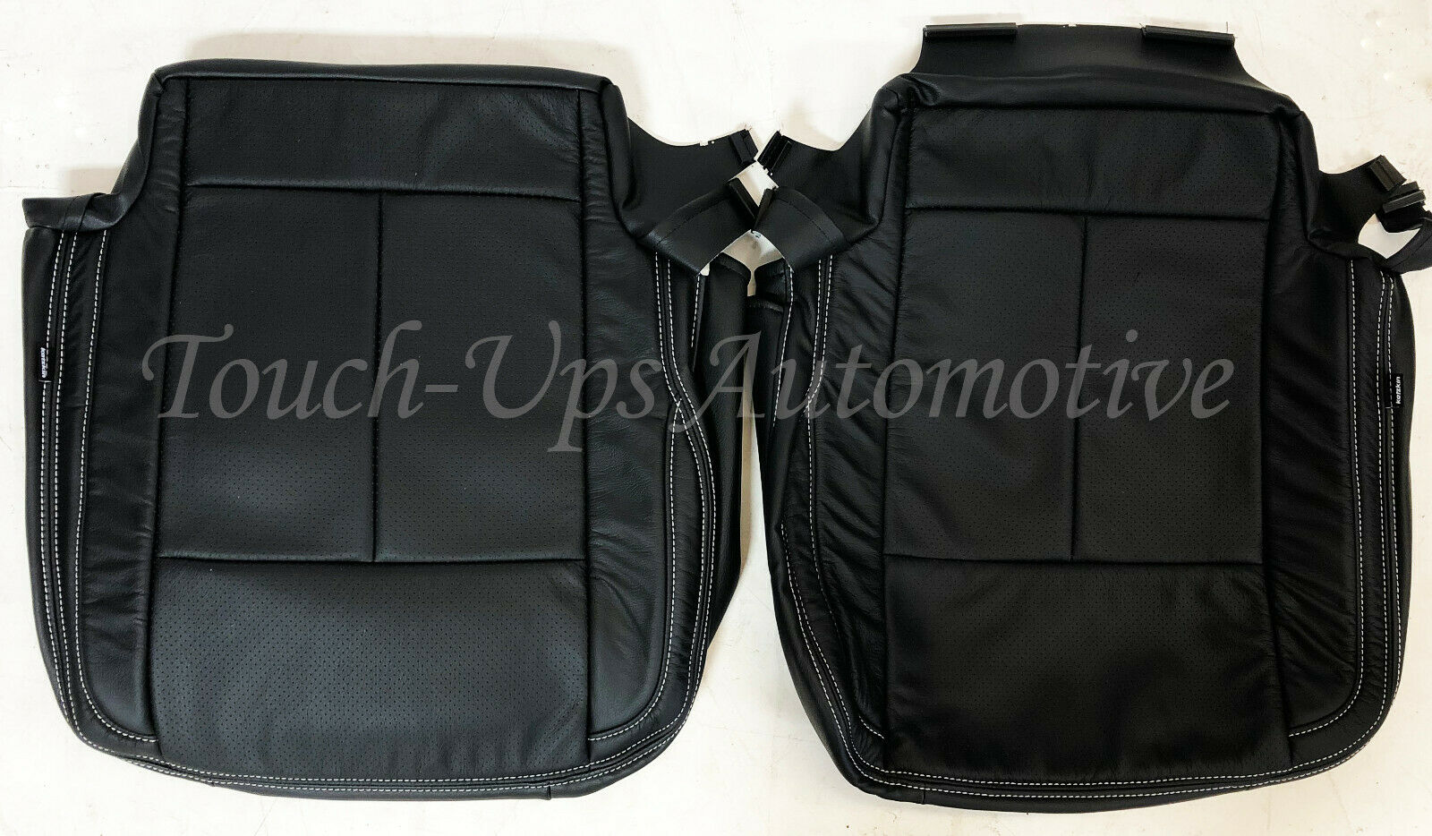 2016-2019 Nissan Titan XD Crew Cab SV/PRO-4X KATZKIN leather seat covers Black