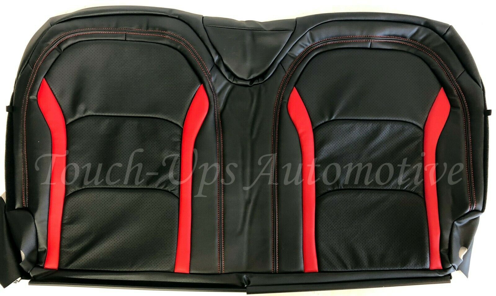 KATZKIN Salsa Black Leather Seat Covers 16-20 Chevrolet Camaro Coupe LS RS SS