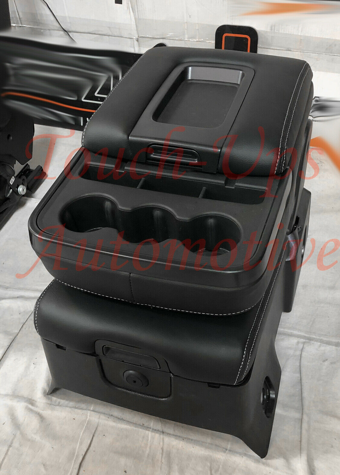 Leather Seat Covers 2014-2018 Chevrolet Silverado Crew Cab Black Silver *Design*