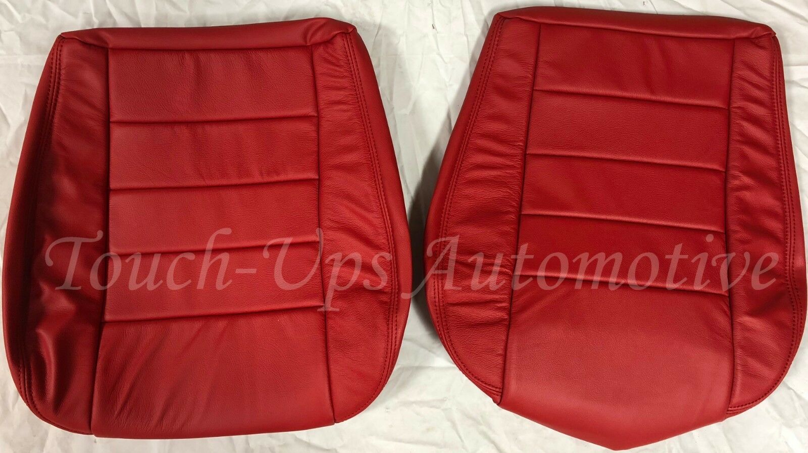 2009 2010 Dodge Challenger SE RT Custom Design KATZKIN Leather Seat Covers Red