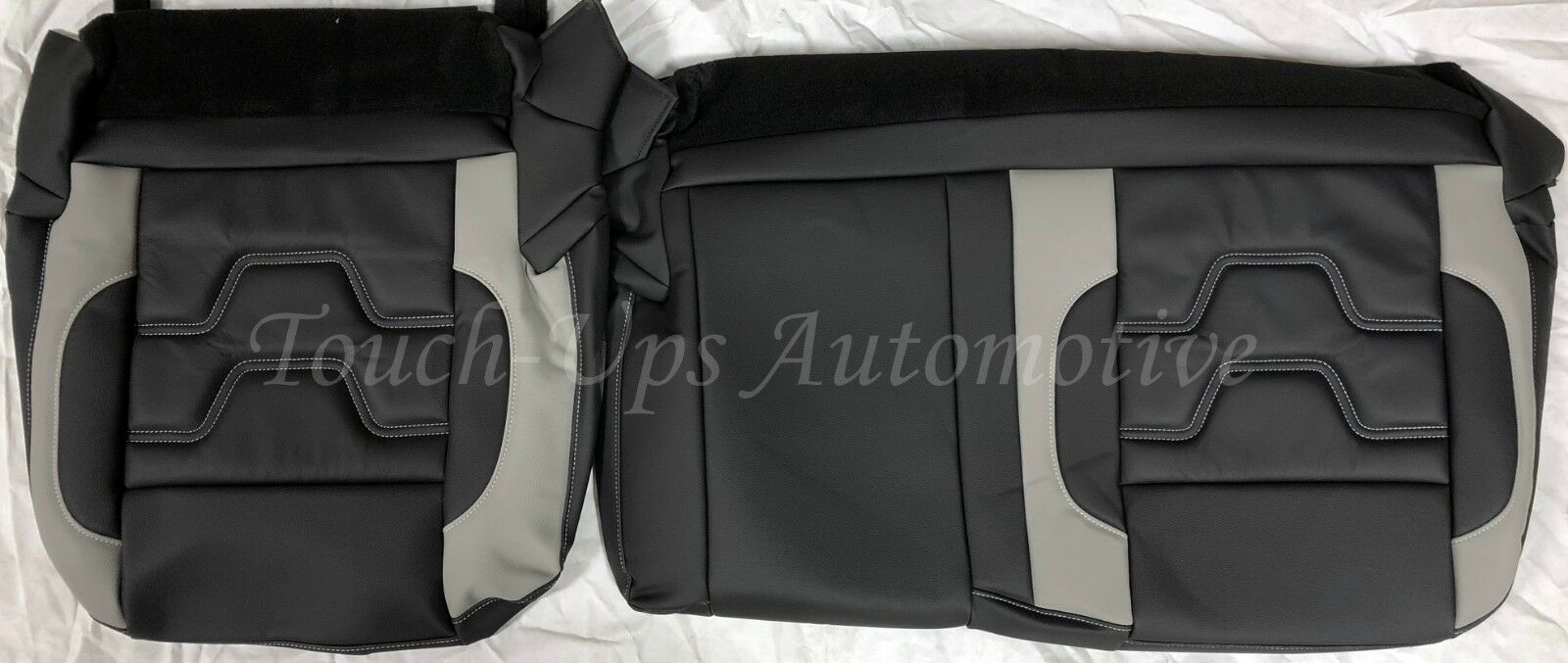 2014-2018 Chevrolet Silverado Crew Cab LT Alea Black Leather Seat Covers Custom
