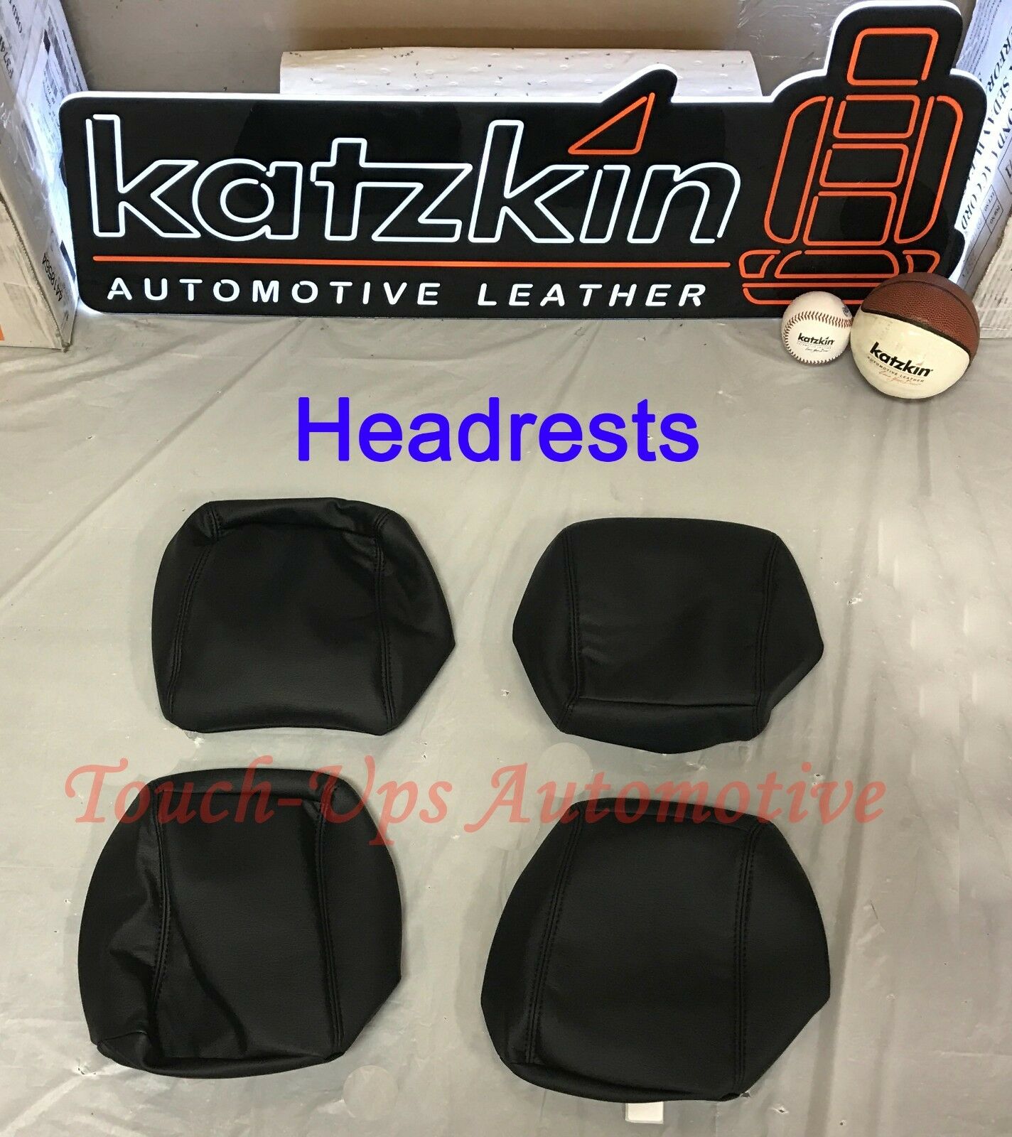2013-2018 Jeep Wrangler JK 2 Door New KATZKIN Black Leather Seat Covers Kit