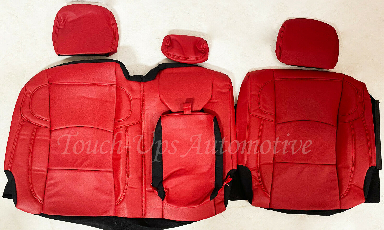 2019-2022 Ram Crew Cab 2500 Big Horn KATZKIN Red Leather Seat Covers Kit