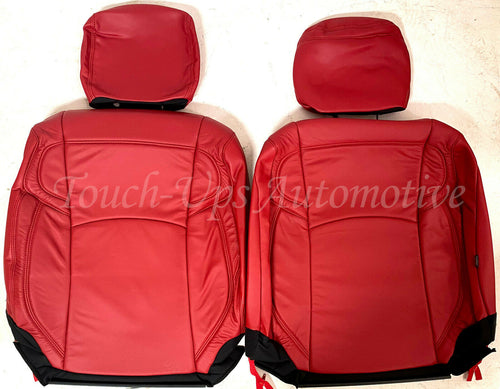 2019-2022 Ram Crew Cab 2500 Big Horn KATZKIN Red Leather Seat Covers Kit