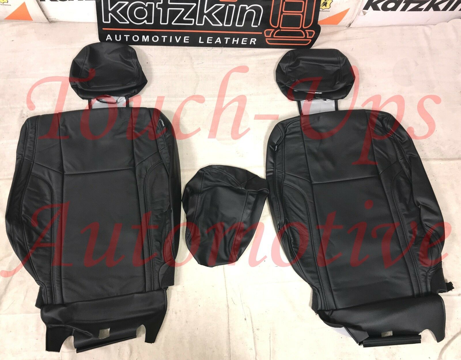 2015 2016 2017 2018 2019 Dodge Charger SXT RT Black KATZKIN Leather Seat Covers