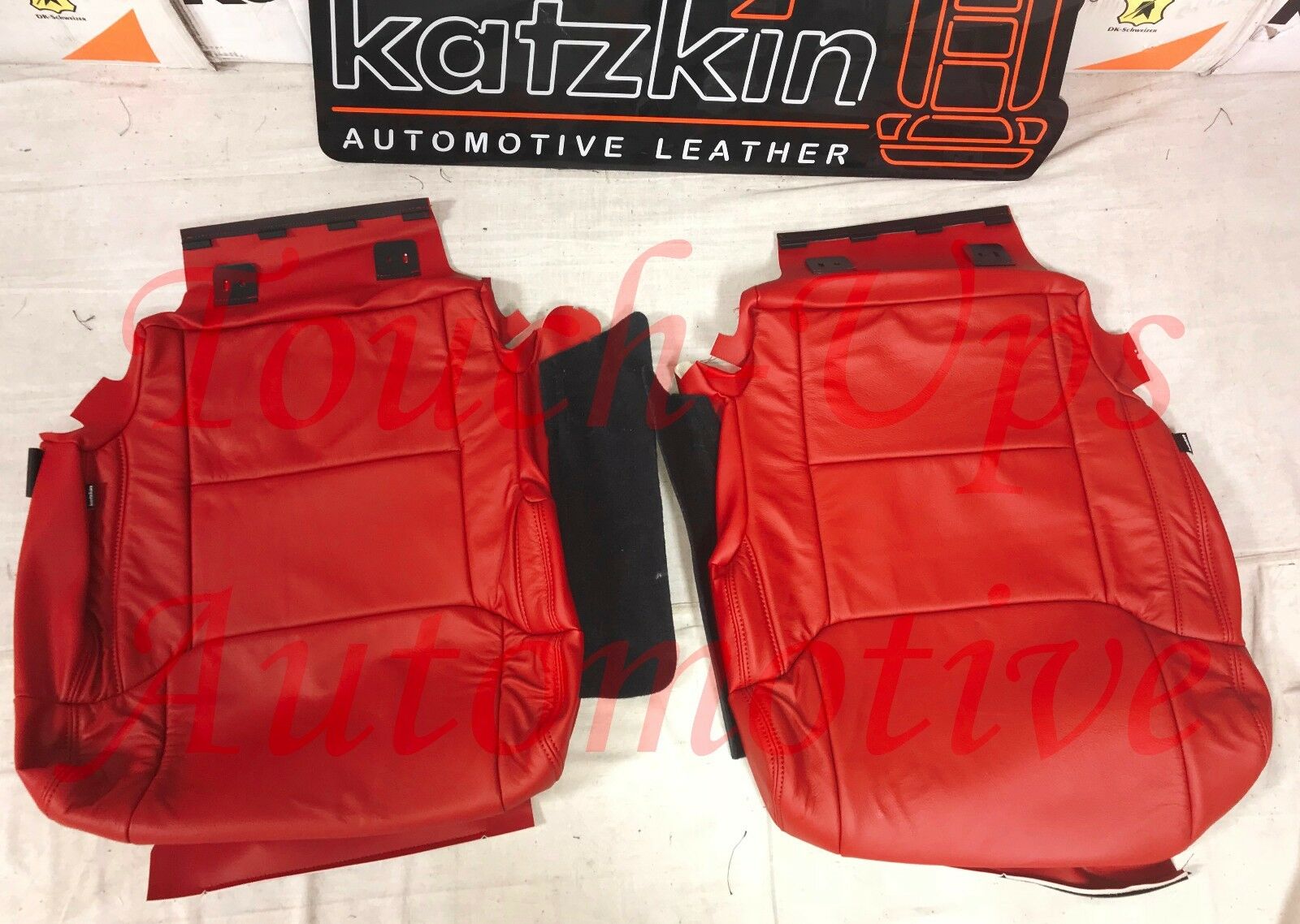 2014-2021 Toyota Tundra CrewMax Double Cab KATZKIN Salsa Red Leather Seats