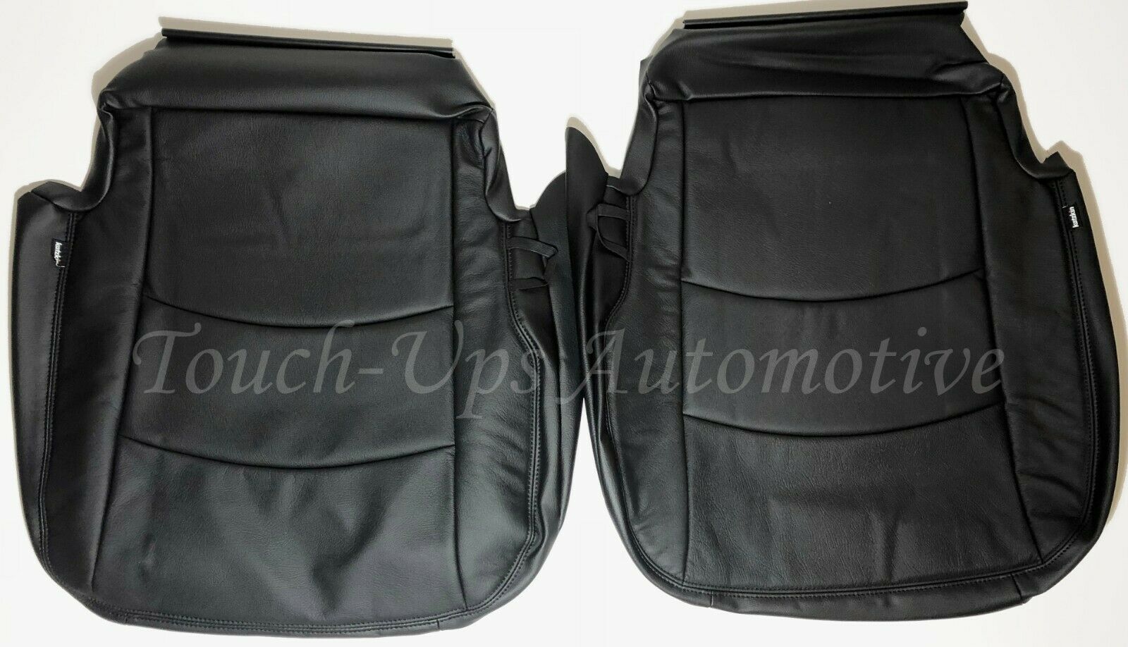 2013-2018 Dodge Ram Crew Cab Black Katzkin Leather Seat Covers Kit 3 piece Jump