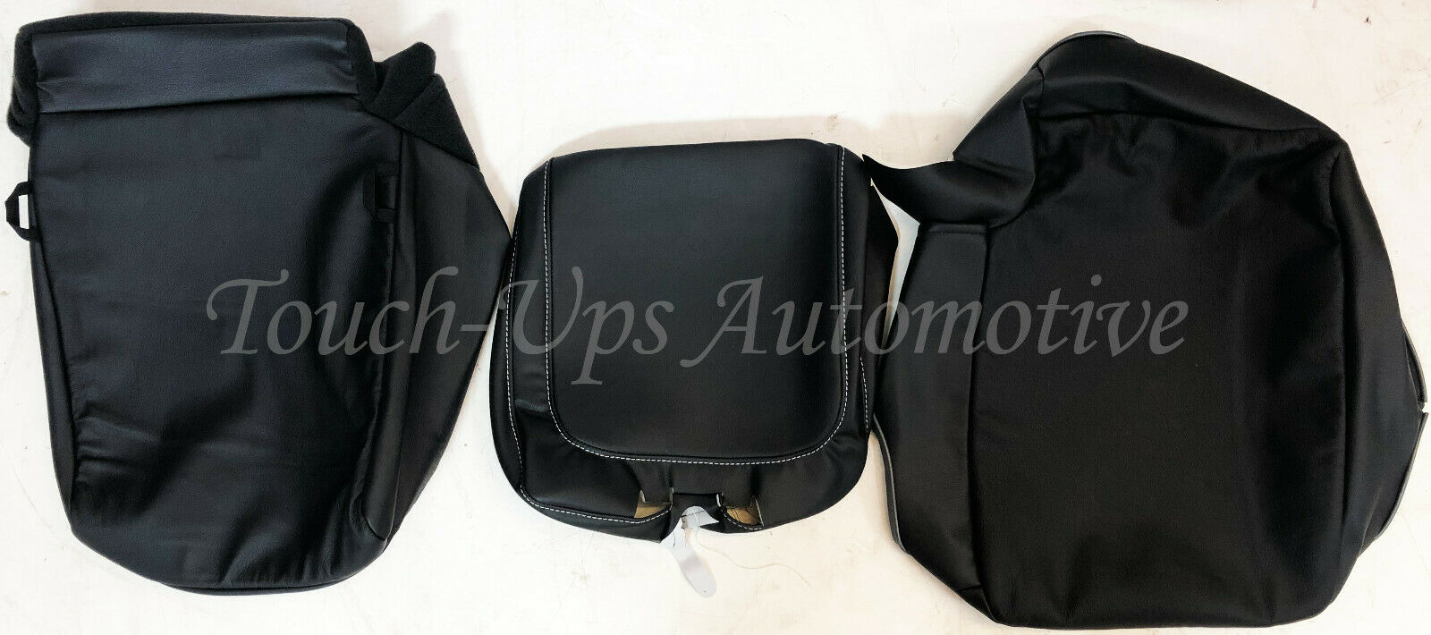 2013-2018 Dodge Ram Quad Cab KATZKIN Black Outlaw Leather seat Covers Kit