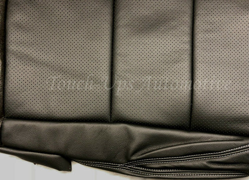 2016-2020 Tacoma Double Cab ALEA Black Silver Leather Seat Covers Kit Perforated