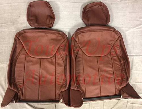 2013-2018 Jeep Wrangler JK Katzkin Leather Seat Covers Kit Mahogany Black Stitch