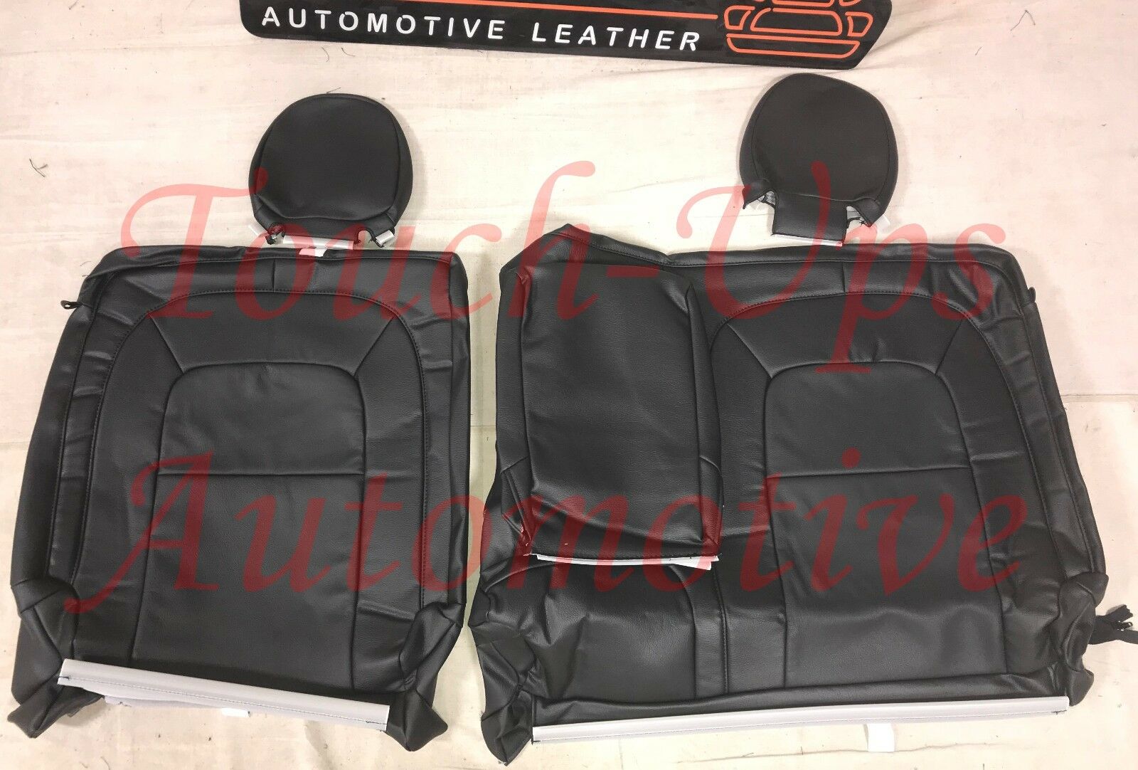 2019-2021 Colorado Crew Cab LT KATZKIN Leather Seat Covers Black Factory Match
