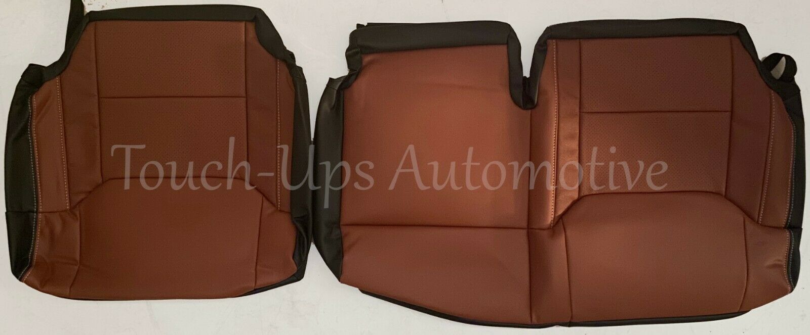 2014-2021 Toyota Tundra Double Cab CrewMax Black Cognac Outlaw Leather Seats