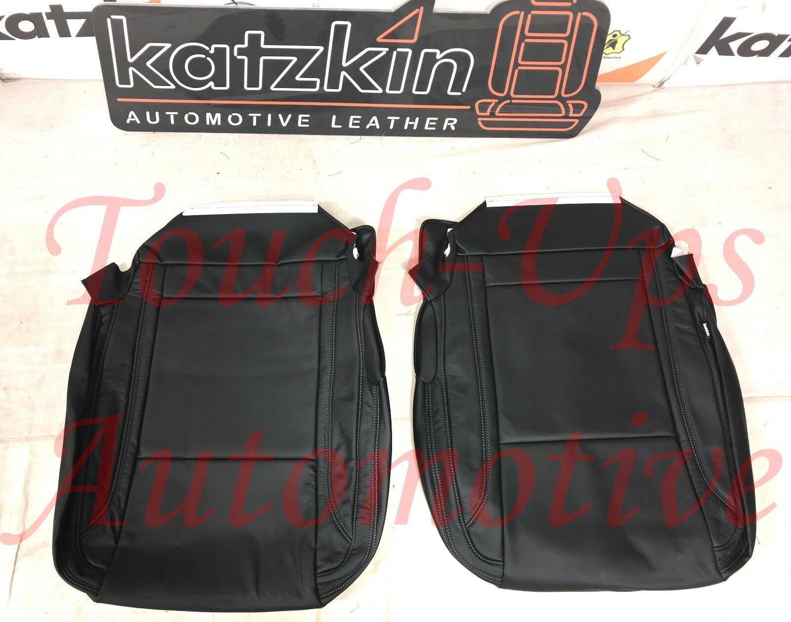 2015 2016 2017 2018 2019 Dodge Charger SXT RT Black KATZKIN Leather Seat Covers