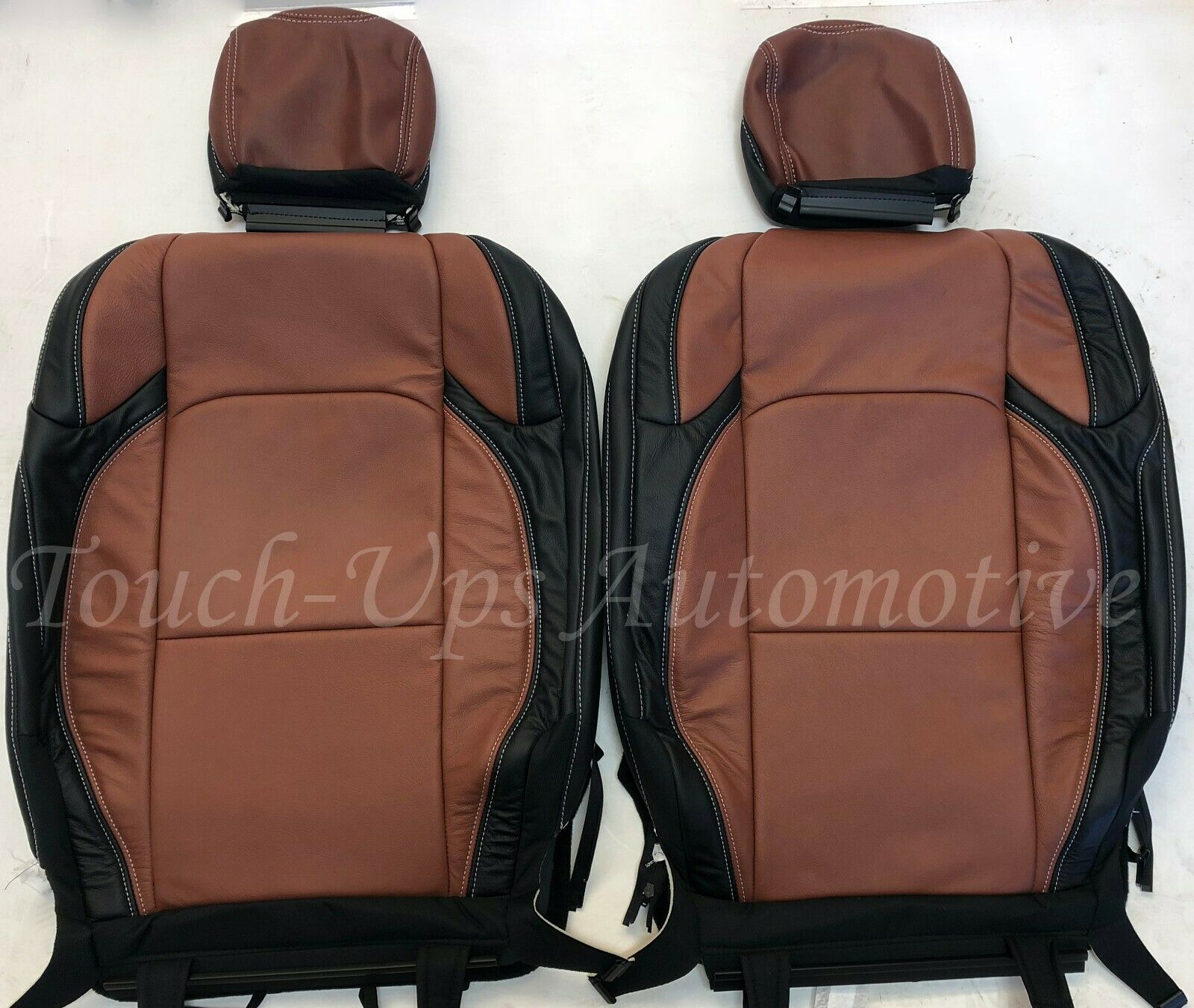 2018-2021 Jeep Wrangler Sahara JL KATZKIN Leather Seat Covers Kit Black Mahogany