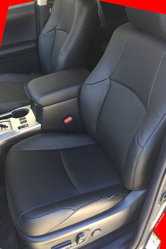 2010-2020 Toyota 4Runner 3 Row KATZKIN Black Leather Seat Covers Kit NEW SR5