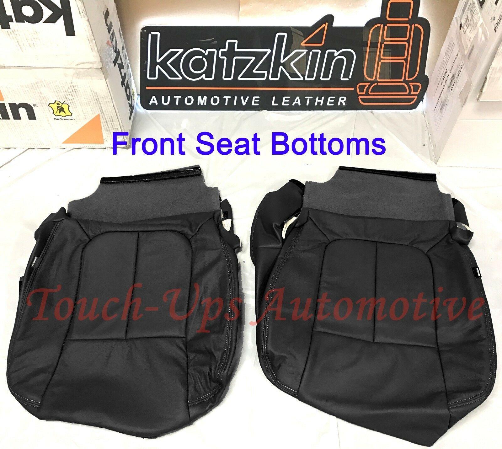 2013 2014 Ford F-150 XLT SuperCrew KATZKIN Leather Seat Covers Replacement Kit