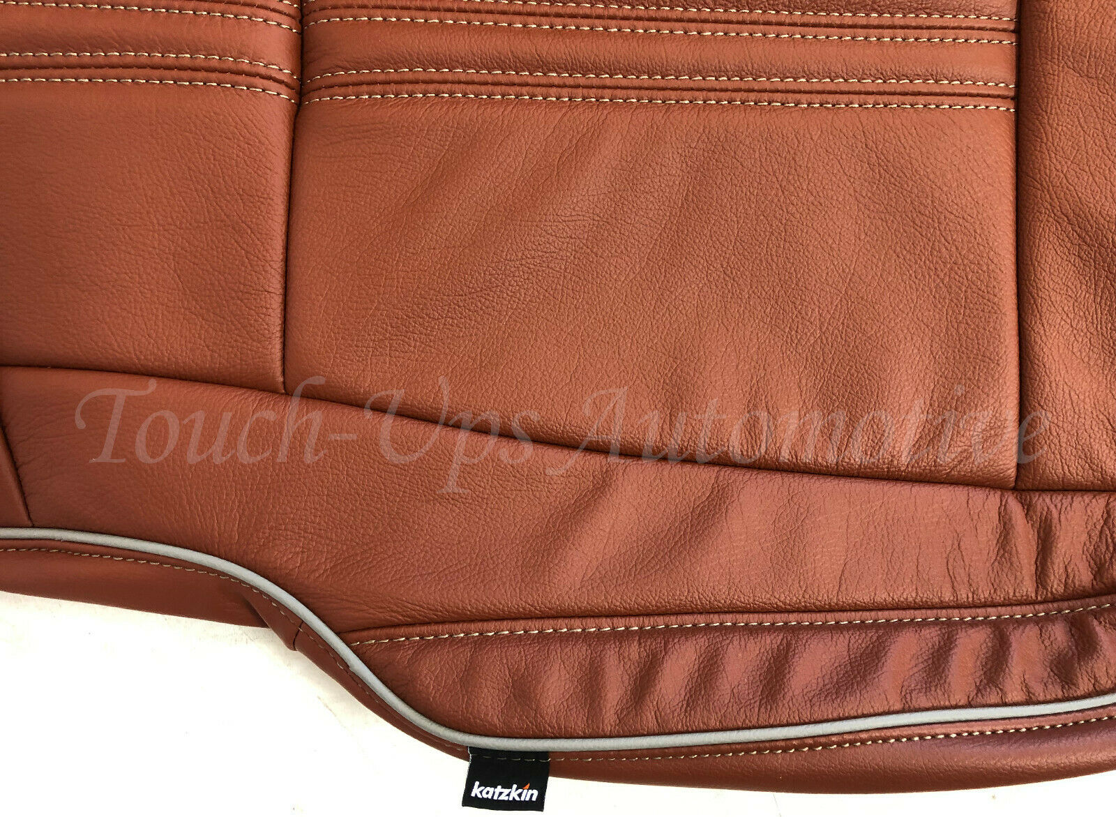 2015-20 Ford F-150 XLT SuperCrew Katzkin Leather Seat Covers Saddleback Edition