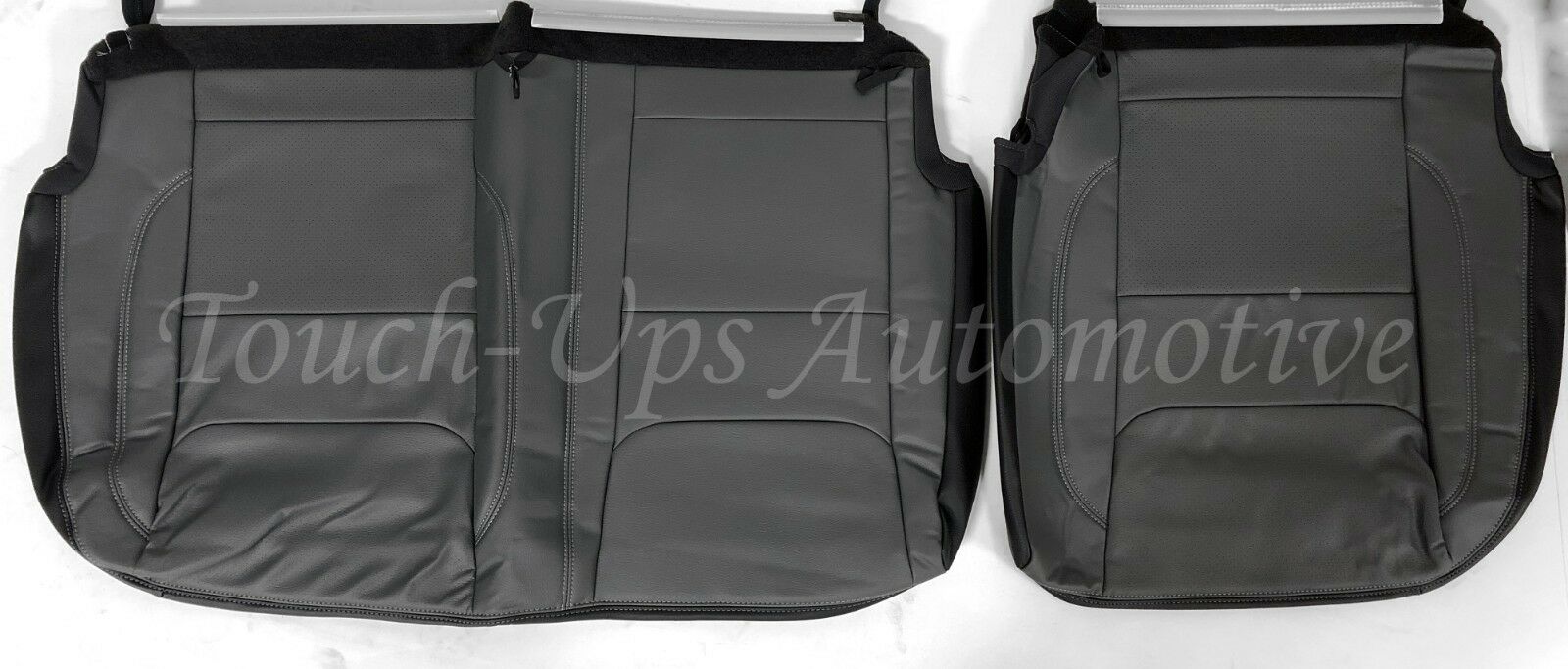 2019-22 Dodge Ram Crew Cab Big Horn Star Black Gray Leather Seat Covers kit