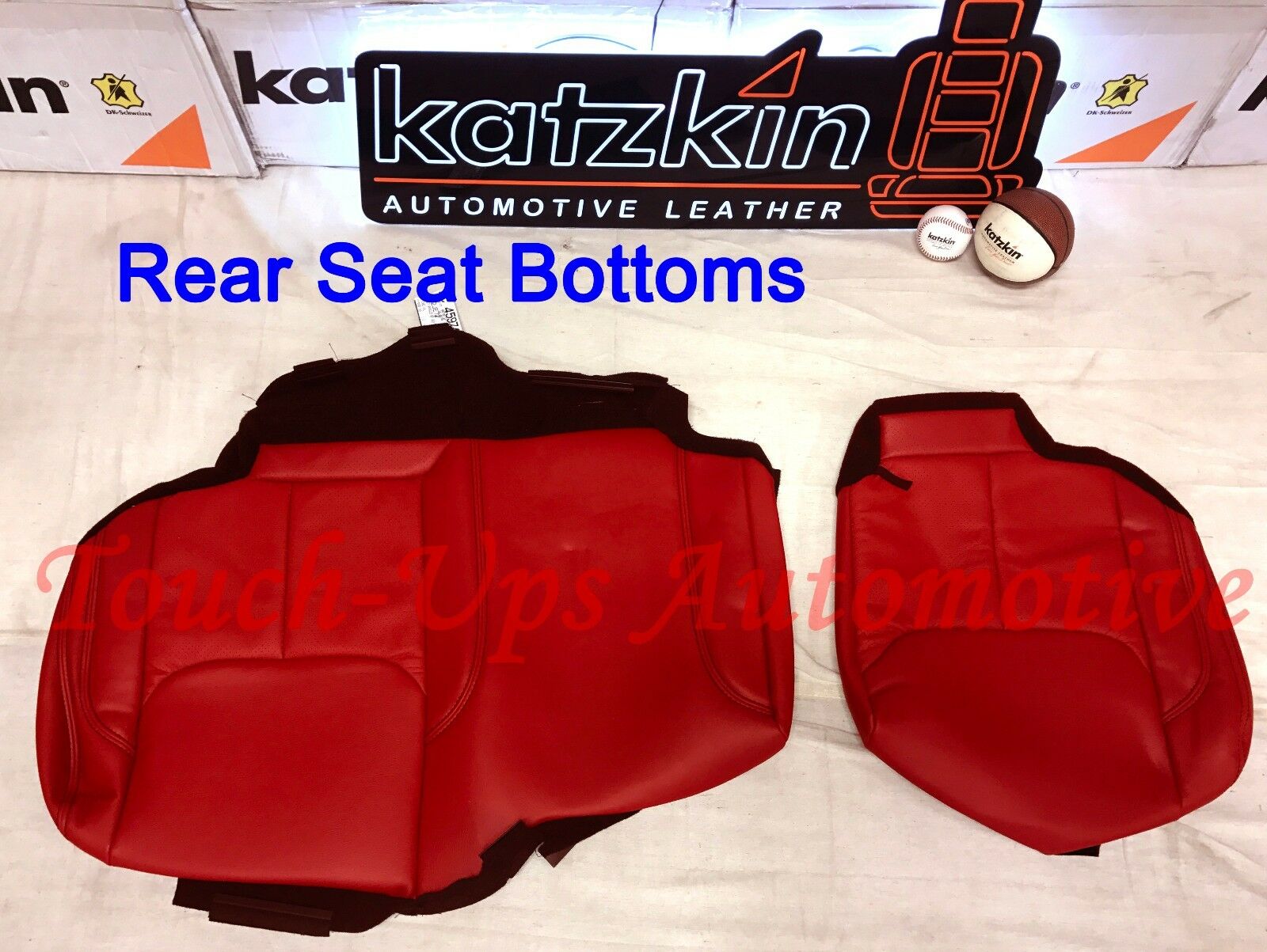 2013-2018 Jeep Wrangler JK Katzkin Leather Seats New Salsa Red Custom Perforated