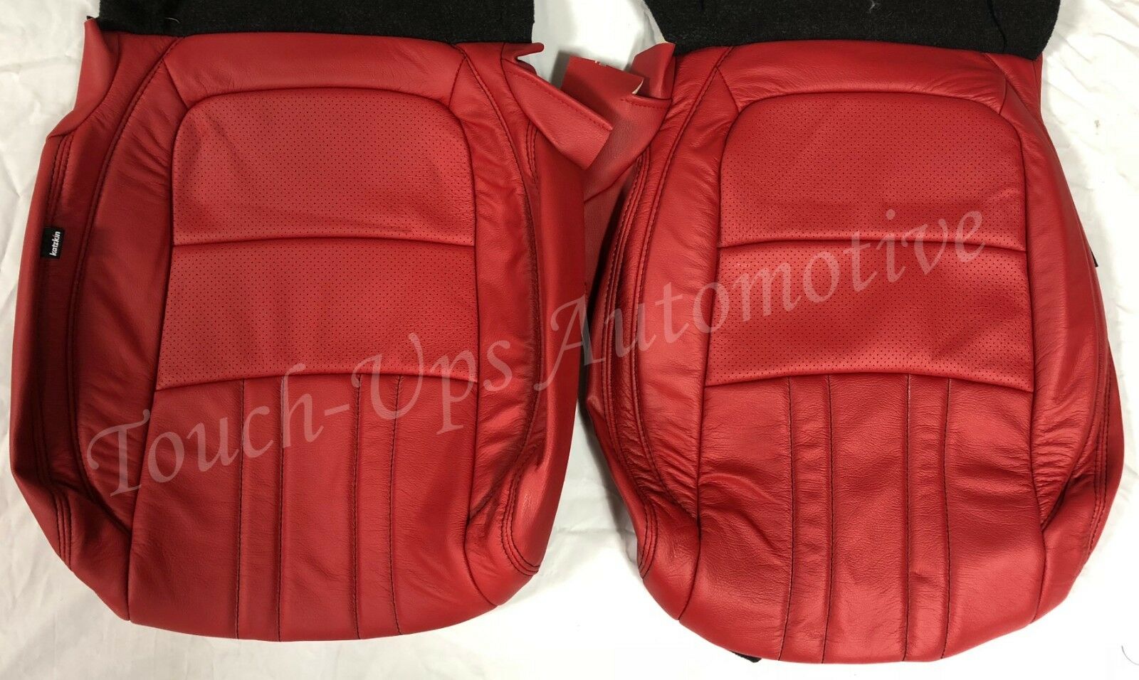 2018-2020 Honda Accord Sport EX Hybrid Sedan Red Blk Katzkin Leather Seat Covers