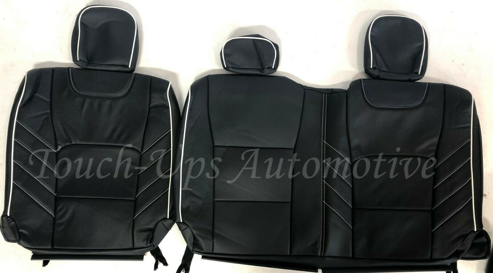 2015-2018 F-150 XLT SuperCrew KATZKIN Leather Seat Covers LIMITED Black Pearl