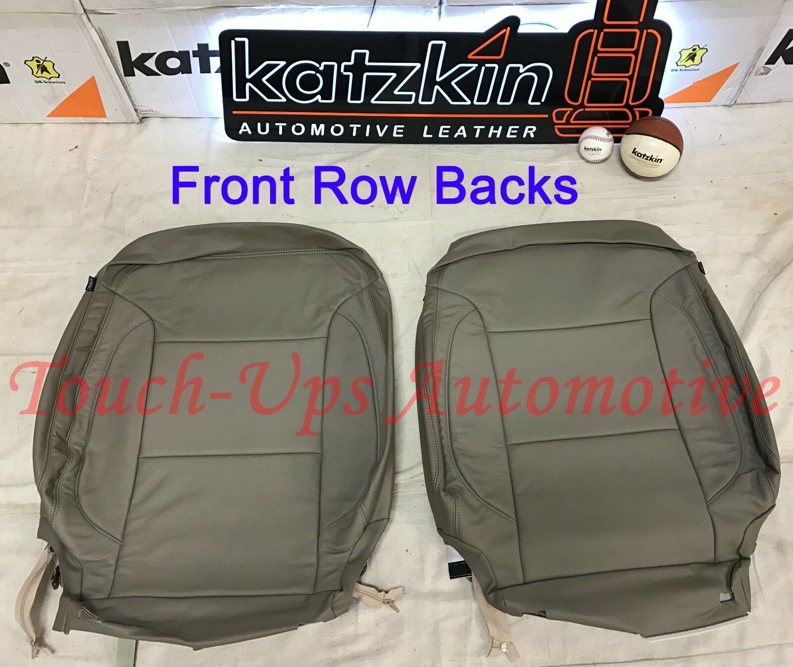 2015-2018 Chevrolet Tahoe Katzkin Cocoa Dune Leather Seat Covers Kit 3 Three Row