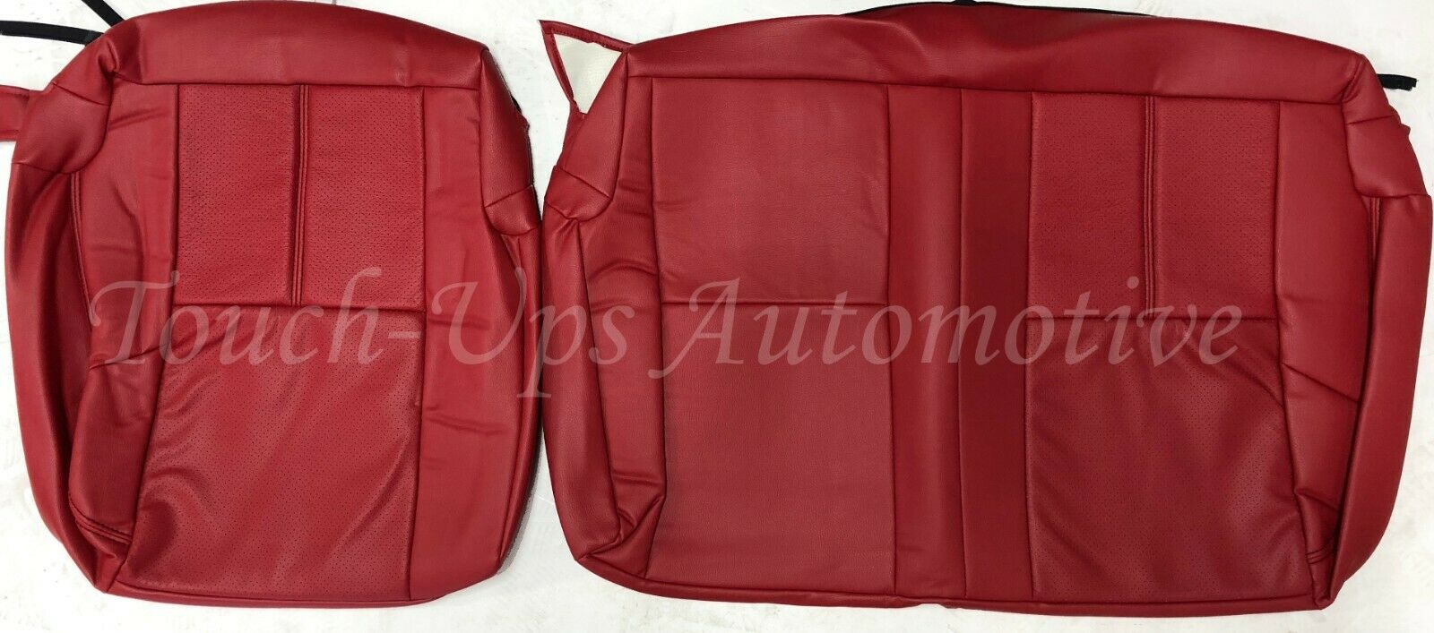 2007-2013 Chevrolet Silverado LT Crew Cab KATZKIN Red Leather Seat Covers Kit