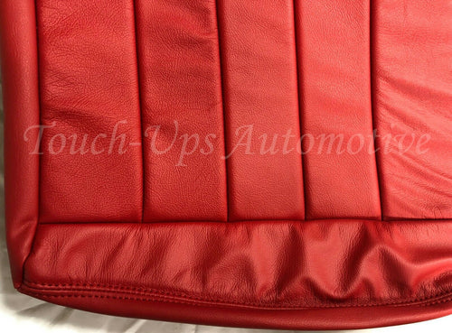 2009 2010 Dodge Challenger SE RT Custom Design KATZKIN Leather Seat Covers Red