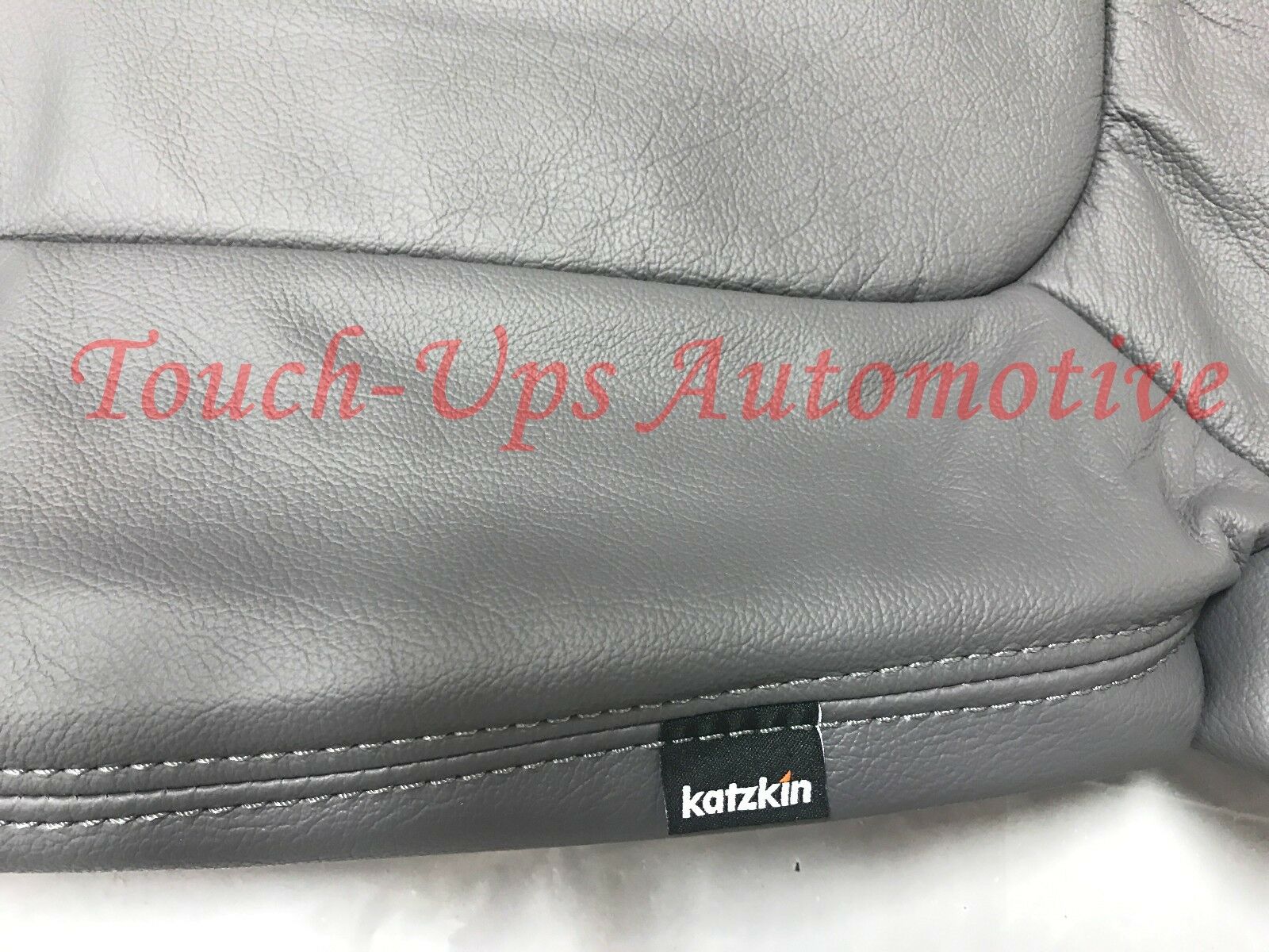 2013 2014 Ford F-150 XLT SuperCrew Cab Katzkin Leather Seat Covers Gray Steel