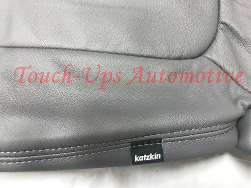 2013 2014 Ford F-150 XLT SuperCrew Cab Katzkin Leather Seat Covers Gray Steel