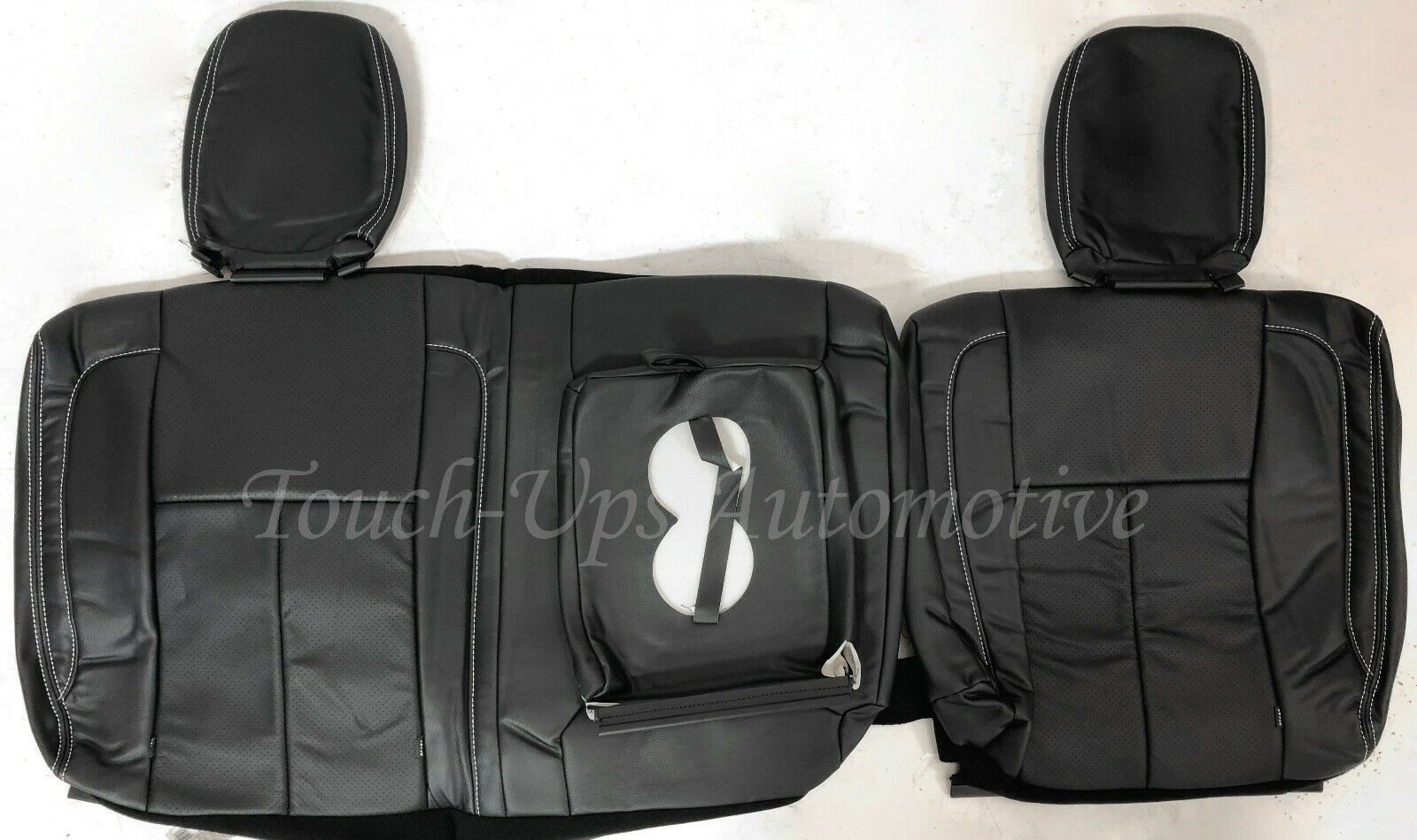 2016-2019 Nissan Titan XD Crew Cab SV/PRO-4X KATZKIN leather seat covers Black