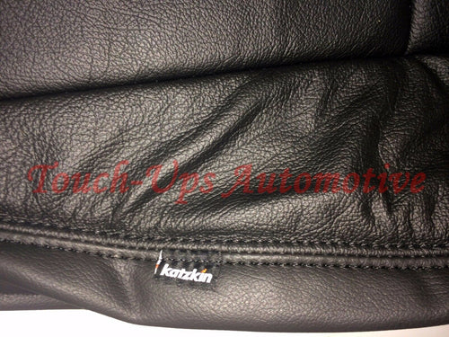 2010-2013 GMC Sierra Crew Cab Katzkin Black Leather Seat Covers Kit Ebony Match
