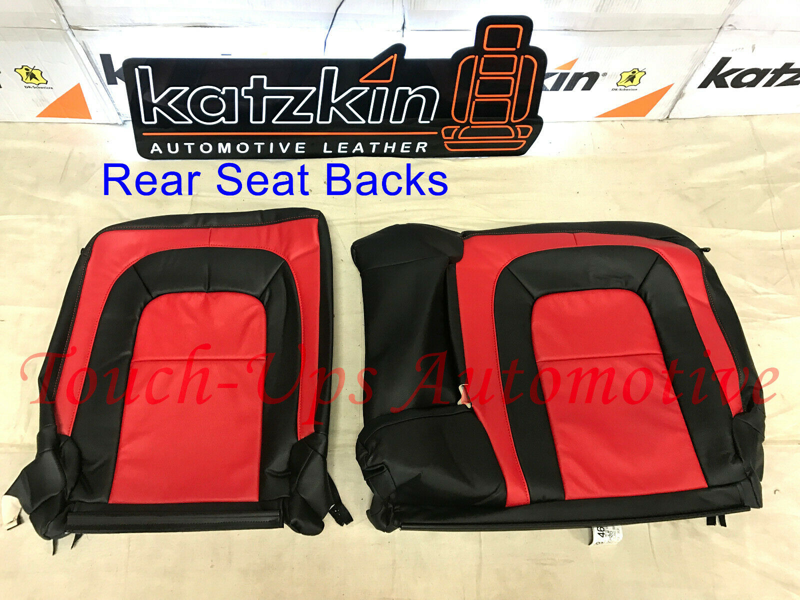 2015-2020 Chevrolet Colorado Crew Cab LT Z71 KATZKIN Leather Seat Covers Kit Red