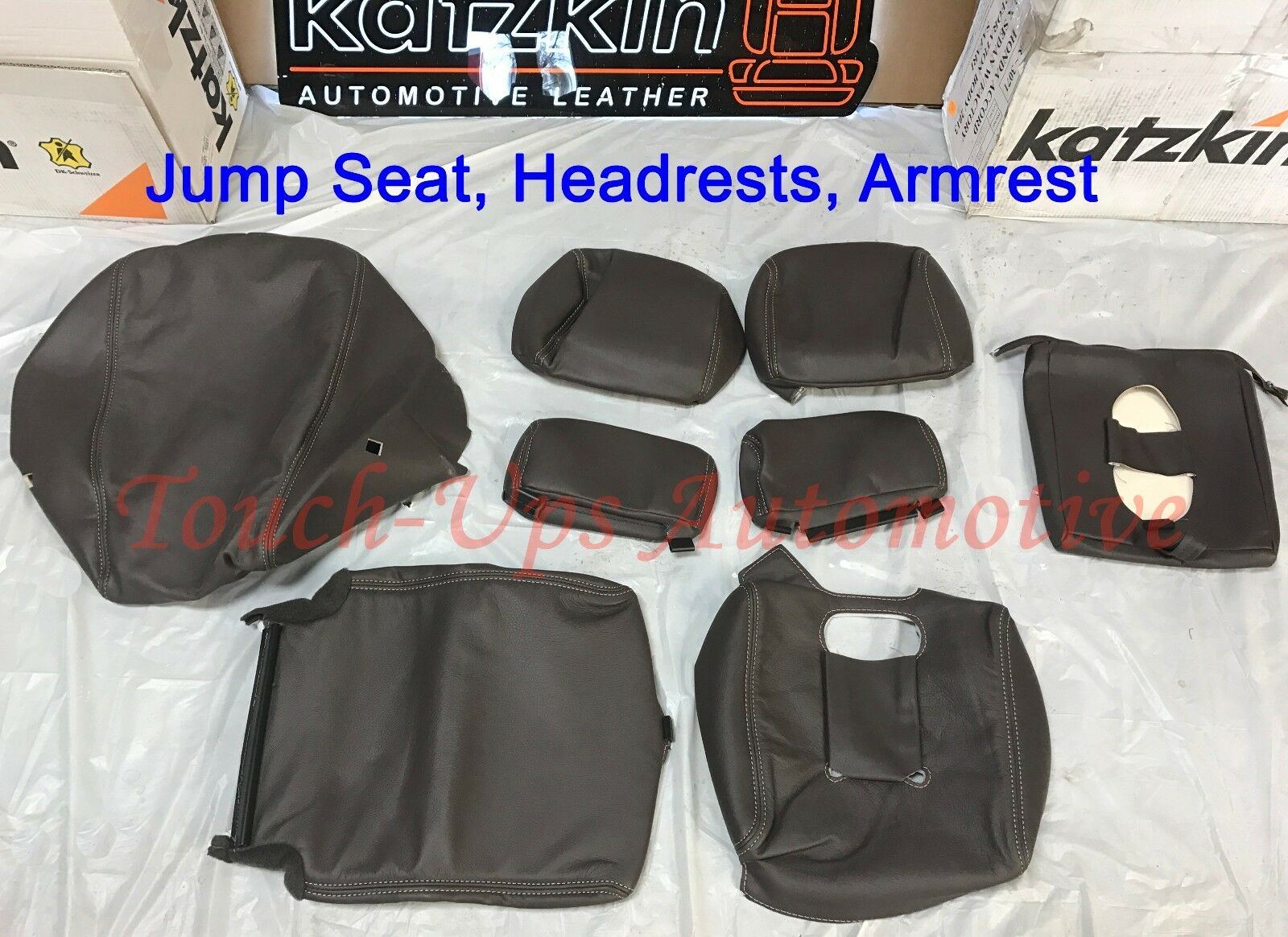 2014-2018 Silverado Crew Cab KATZKIN Cocoa Dune Leather Seat Covers Kit Java