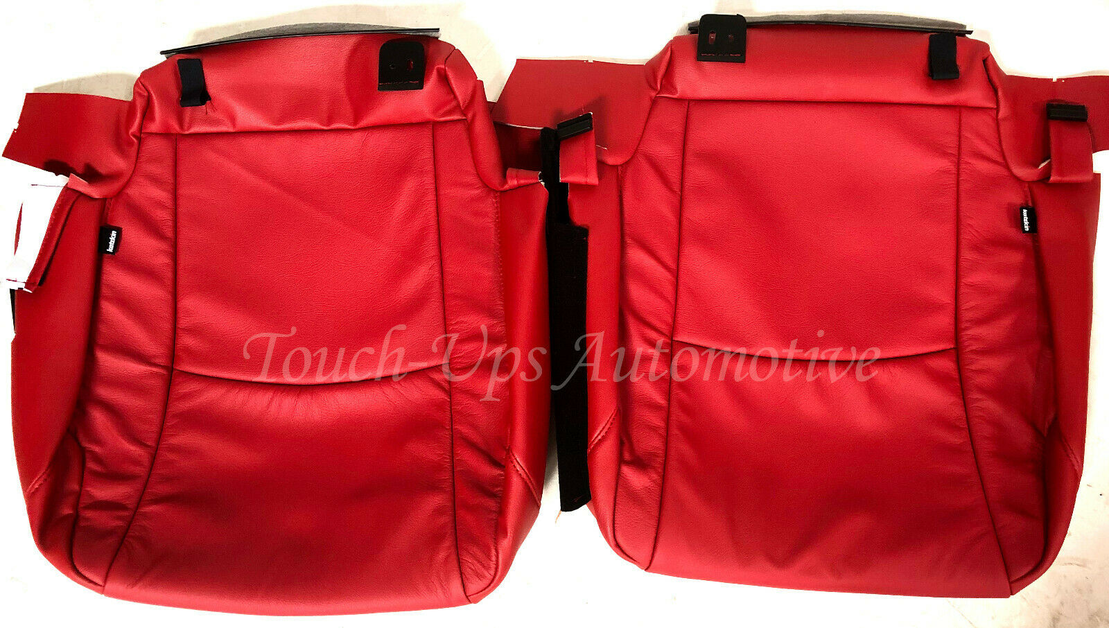 Fits 2011-2024 Toyota 4Runner Red Leather Seat Covers Kit Black TRD Logos 2 row