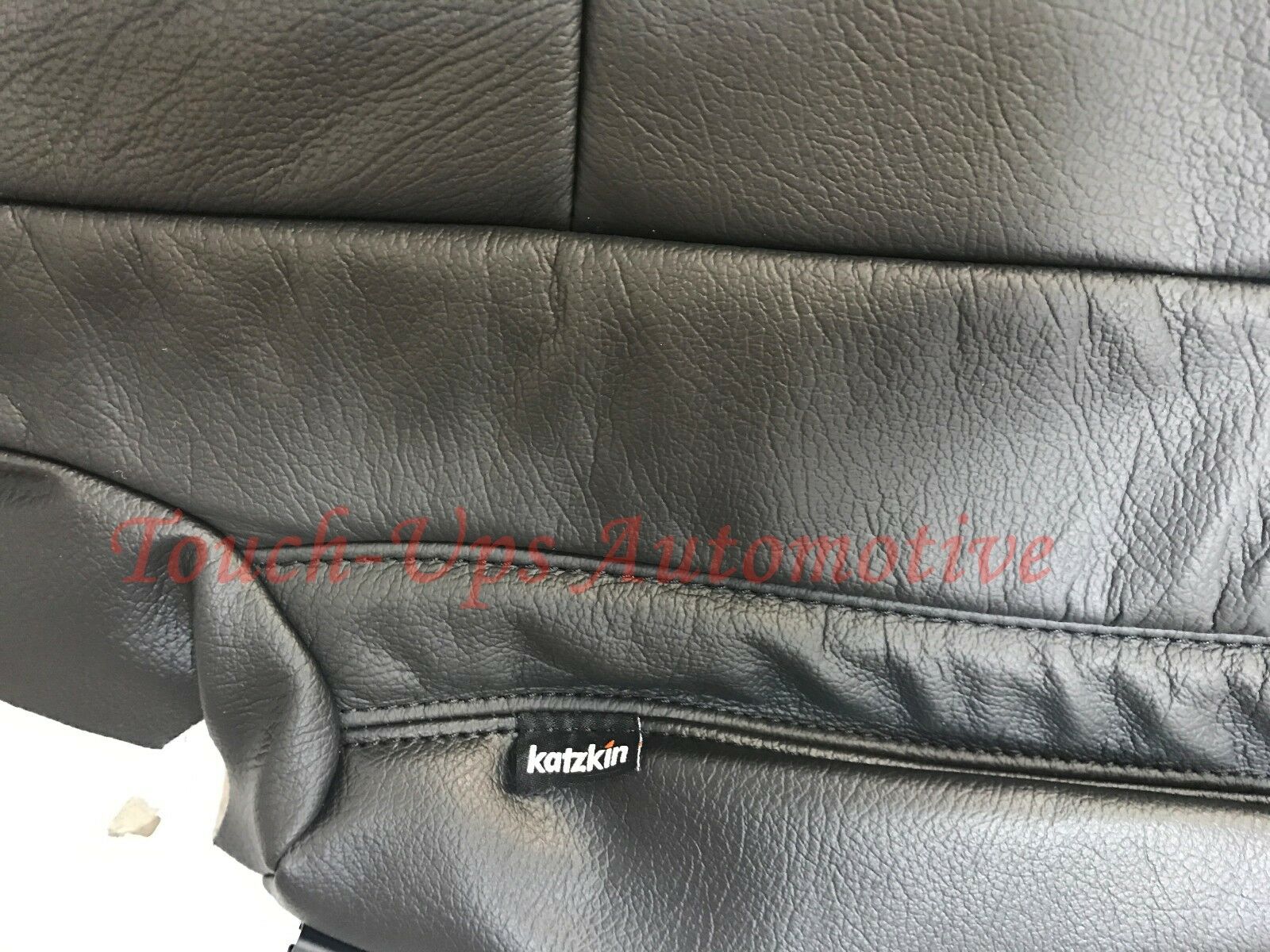 KATZKIN Black Leather Seat Covers for 2014-2020 Toyota Tundra CrewMax SR5 TRD