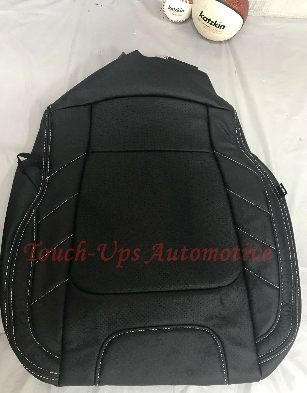 2015-2018 Ford F-150 XLT Super Crew Katzkin Leather Seat Covers LIMITED Black