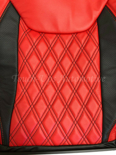 2013-2018 Jeep Wrangler JK KATZKIN Black Salsa Red Leather seats TekStitch 4Dr