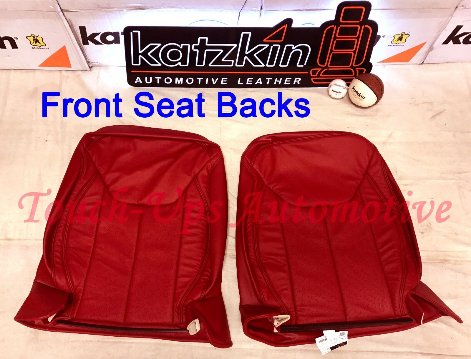 2013-2018 Jeep Wrangler JK Katzkin Leather Seats New Salsa Red Custom Perforated