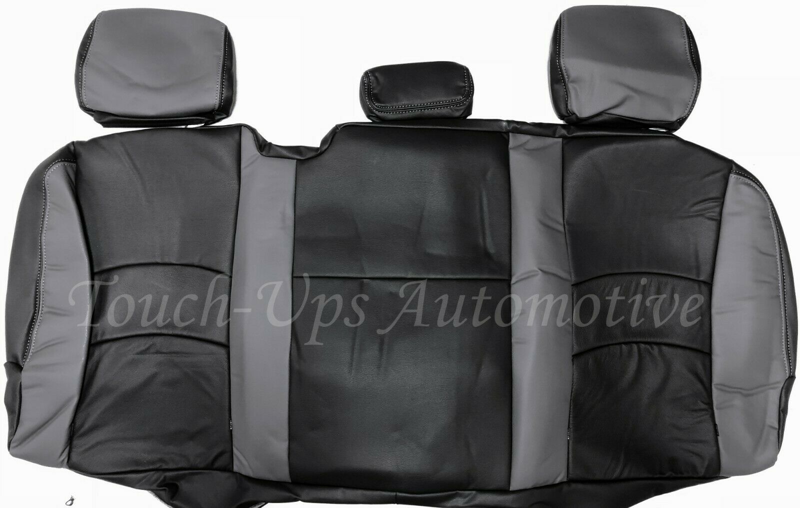 2013-2018 Dodge Ram Crew Cab Black Diesel Gray Lapis Leather Seat Covers 2 tone