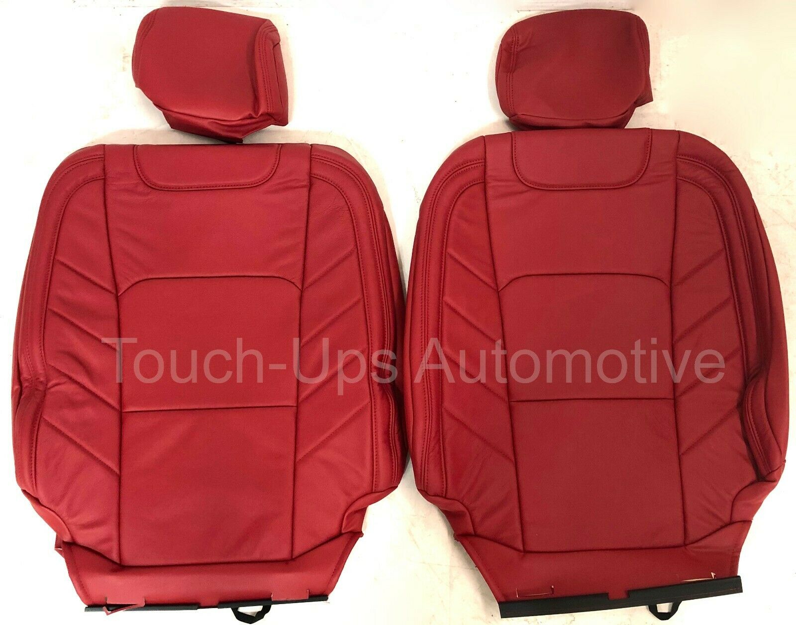 2015-2020 Ford F-150 XLT STX SuperCrew Crew Cab Leather Seat Covers Red Limited