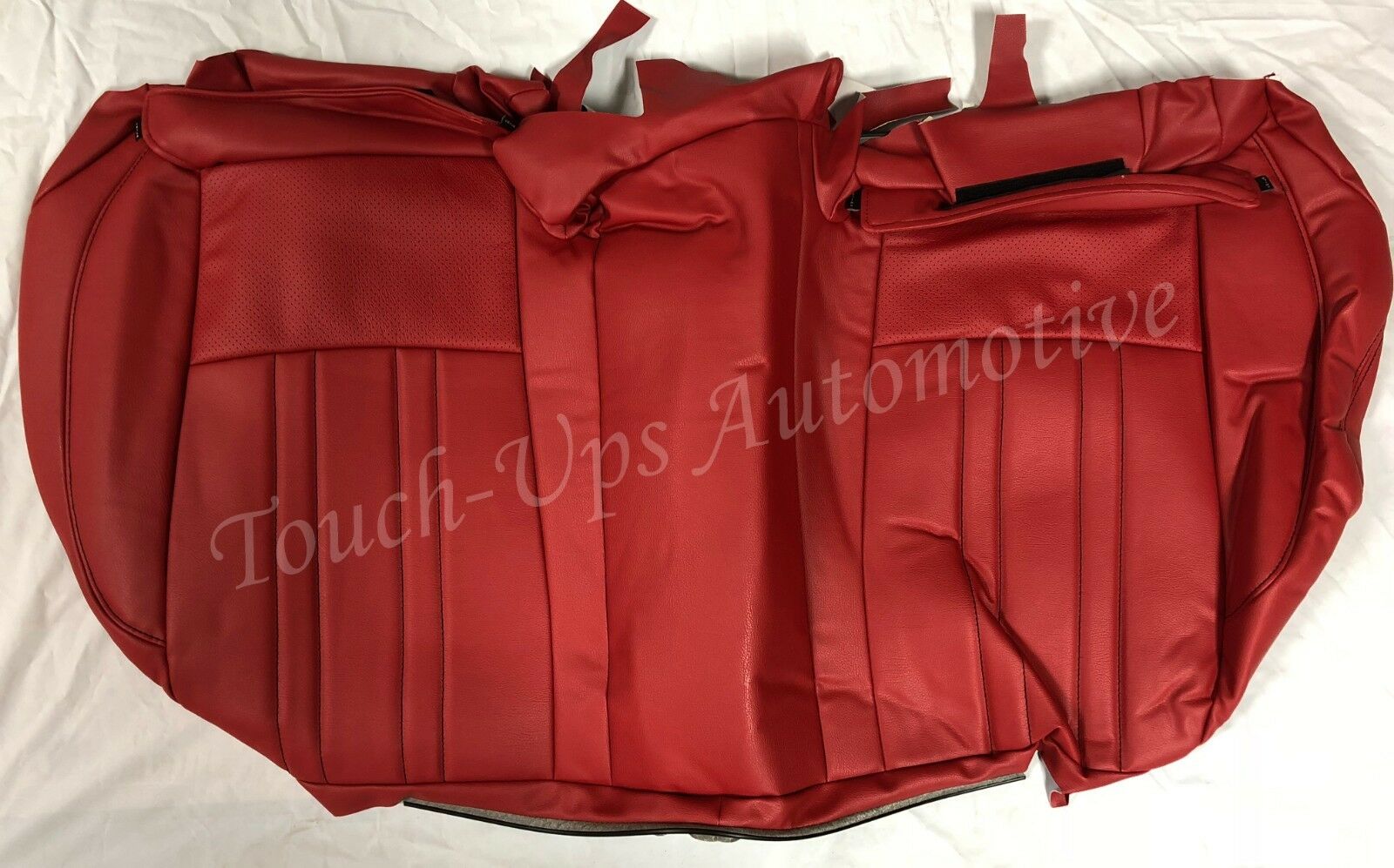 2018-2020 Honda Accord Sport EX Hybrid Sedan Red Blk Katzkin Leather Seat Covers