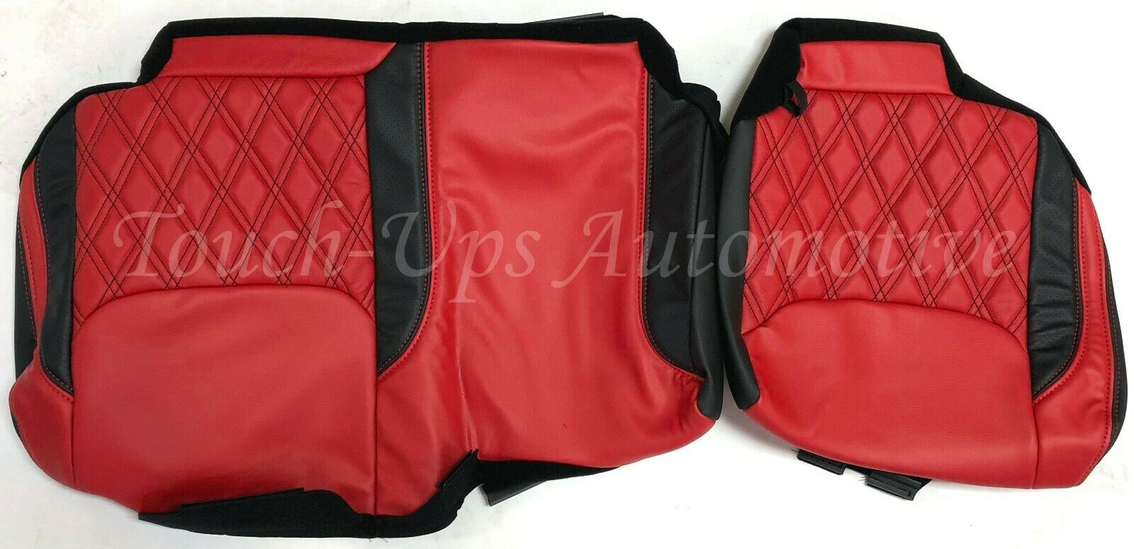 2013-2018 Jeep Wrangler JK KATZKIN Black Salsa Red Leather seats TekStitch 4Dr