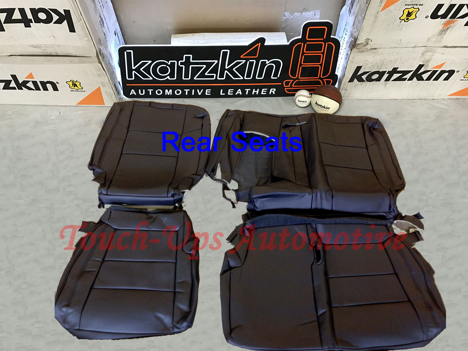 2011-2020 Jeep Grand Cherokee Laredo Black KATZKIN Leather Seat Covers Kit New
