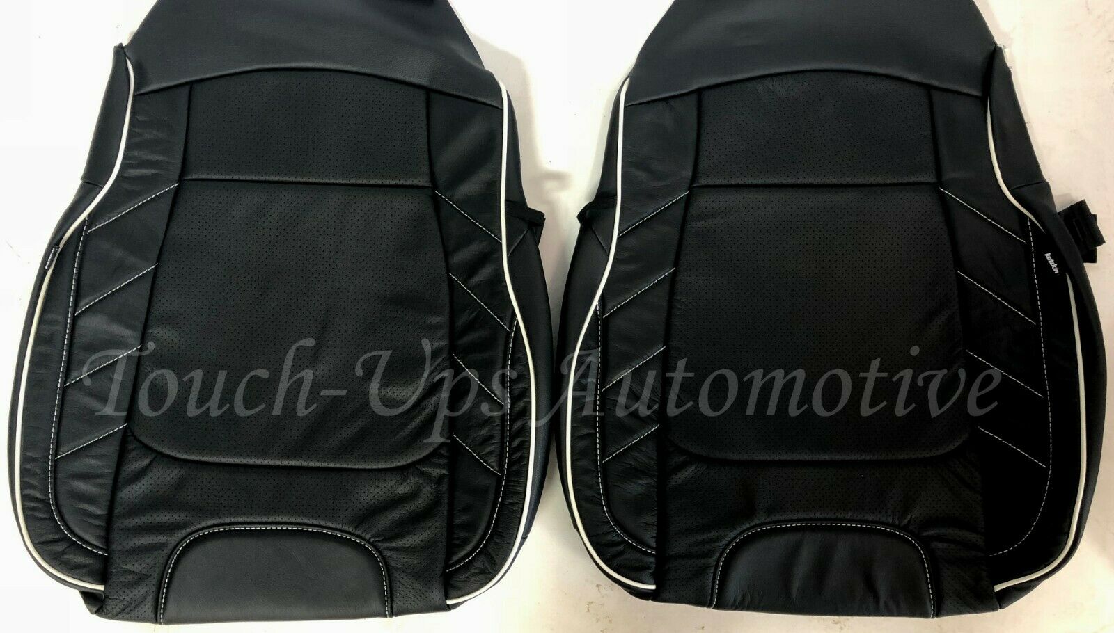 2015-2018 F-150 XLT SuperCrew KATZKIN Leather Seat Covers LIMITED Black Pearl
