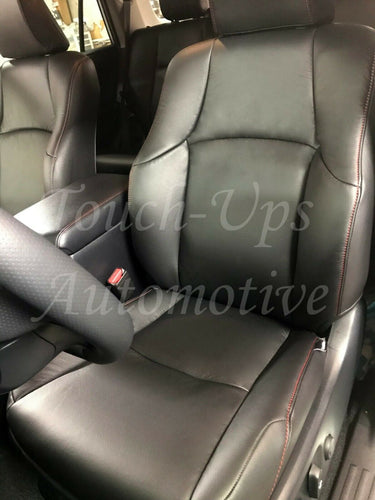 2011-2020 Toyota 4Runner 2 Row ALEA Black Leather Seat Covers Kit SR5 Trail RED