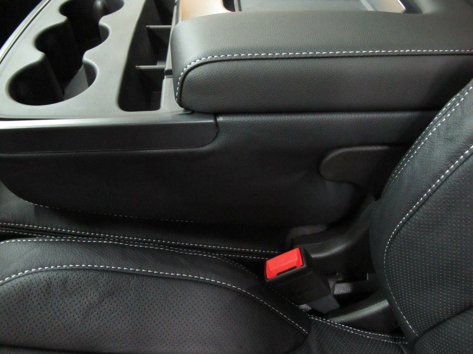 2014-2018 Chevrolet Silverado LT DOUBLE Cab KATZKIN Black Leather Seat Covers