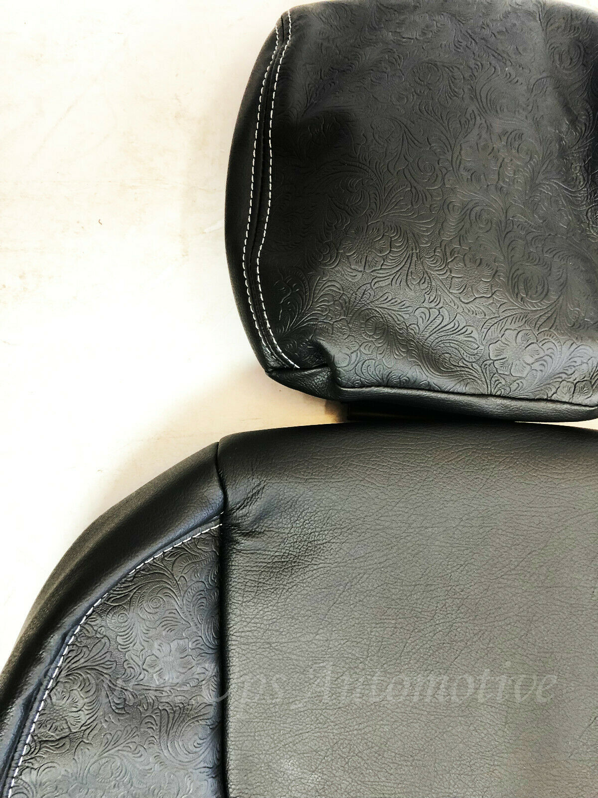 2013-2018 Dodge Ram Quad Cab KATZKIN Black Outlaw Leather seat Covers Kit