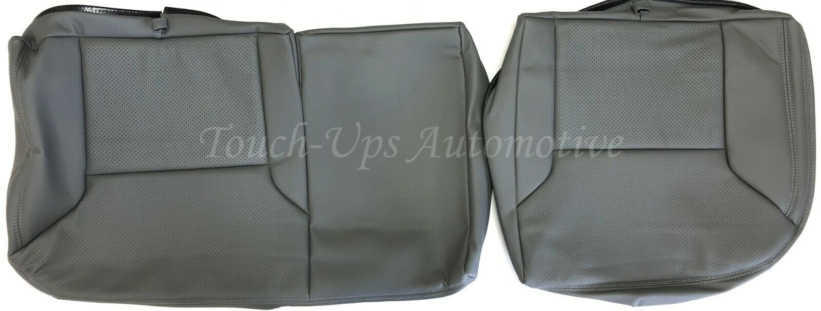 2016-2020 Toyota Tacoma Double Cab ALEA Cement Gray Leather Seat Covers Perfed